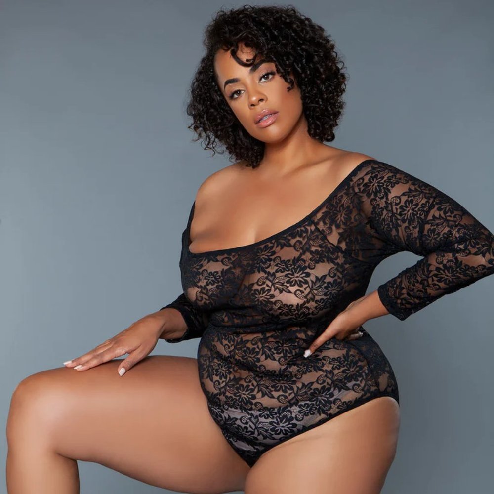 BeWicked - 2248P Marina Bodysuit Black - Lingerie For Women